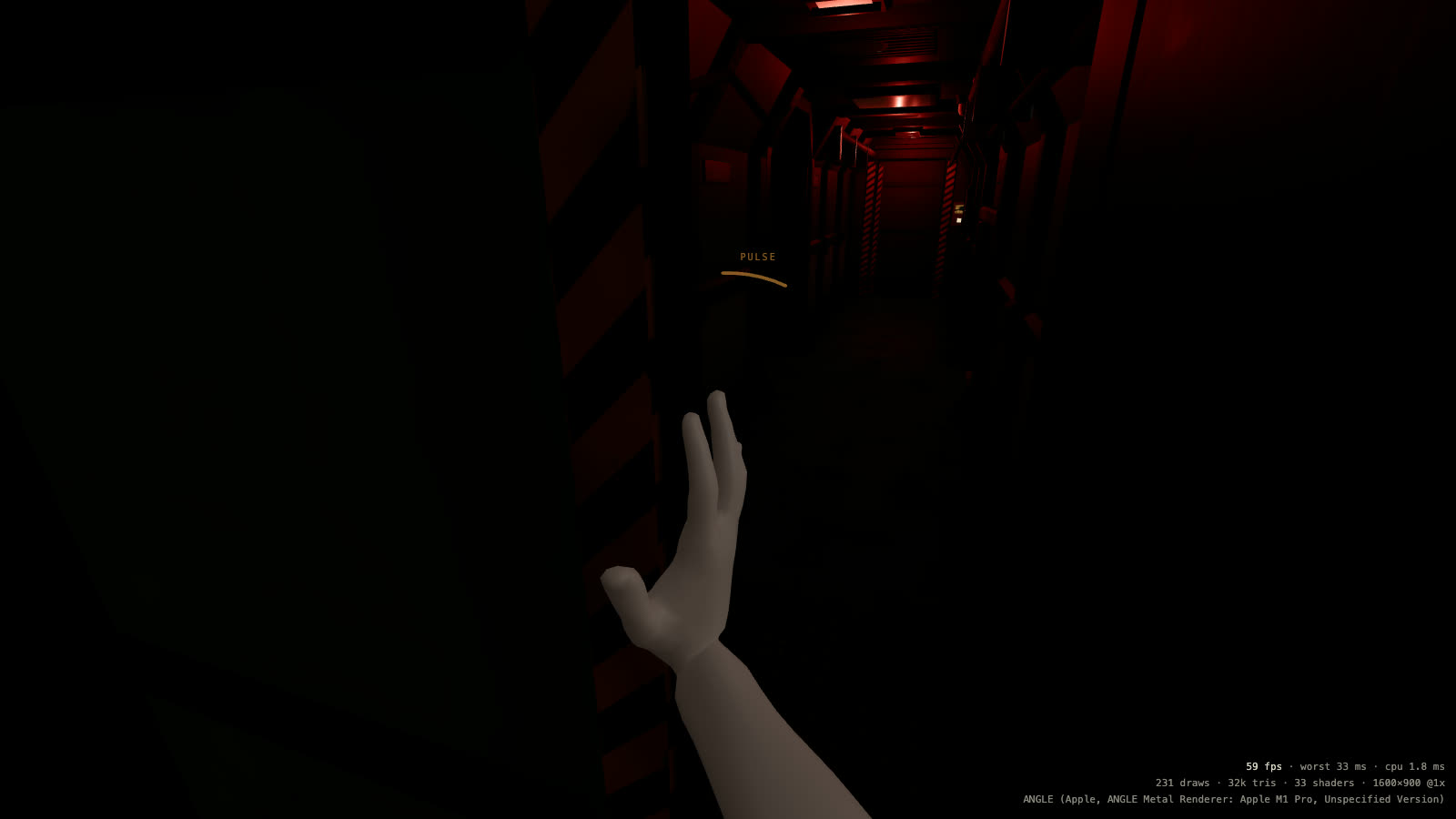 Prying the jammed cryo door open